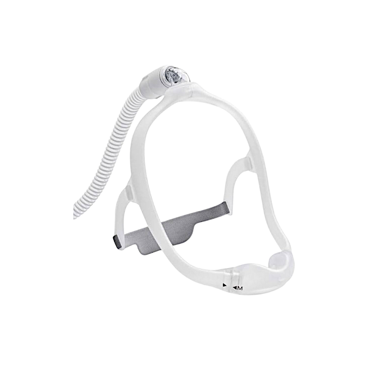 Máscarilla nasal DreamWear con arnés, marco mediano, todas las almohadillas