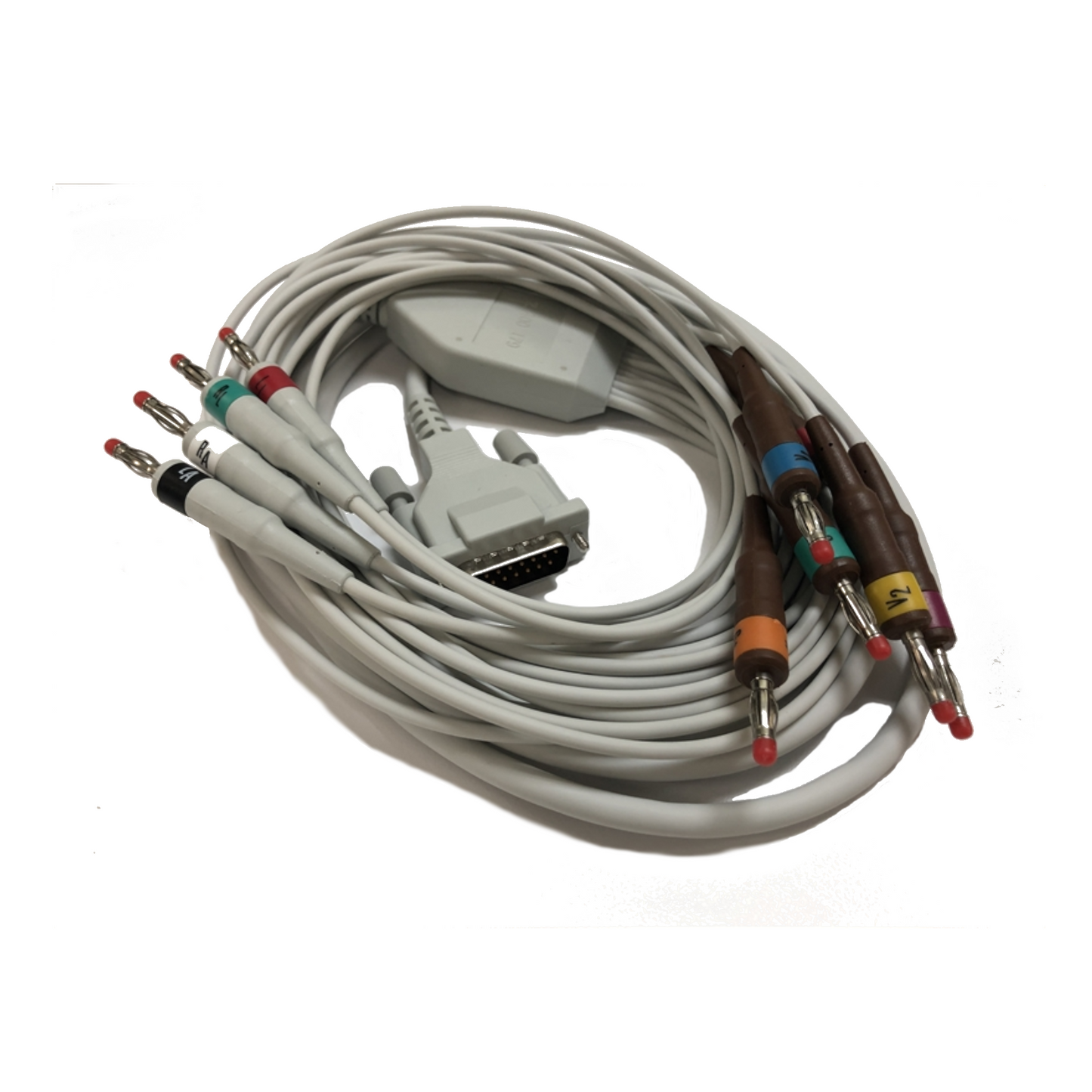 SCHILLER 10-wire patient cable AHA 2m, banana plug type