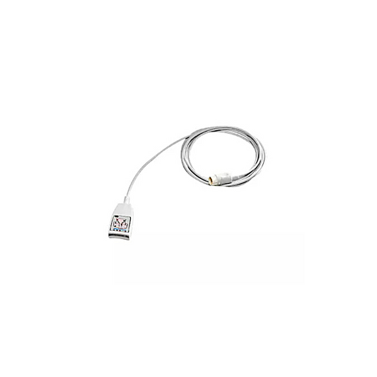 Cable de ECG de 5 latiguillos. AAMI/IEC, 2,7 m