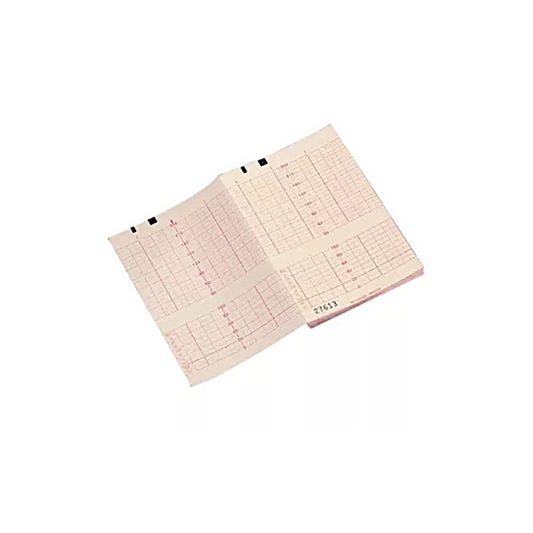 Papel de registro para monitorización fetal. Paquete con 10 piezas.